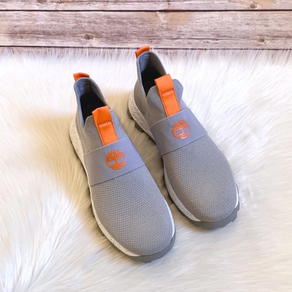 Timberland Light Grey Knit Brooklyn Oxford Sneaker - Picture 3 of 7